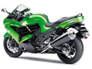 Kawasaki ZZR1400 2012 green back