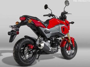 Honda MSX125 Grom 2017 red back