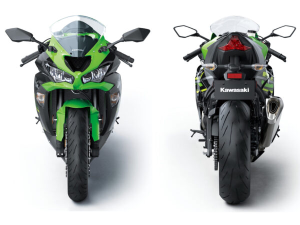 Kawasaki Ninja ZX-6R 2020 front and rear