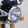 Triumph Thruxton RS 2020 Matt Storm Grey Matt Siver Ice headlight