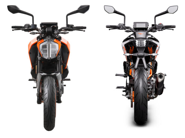 KTM 390 Duke 2017 front and rear