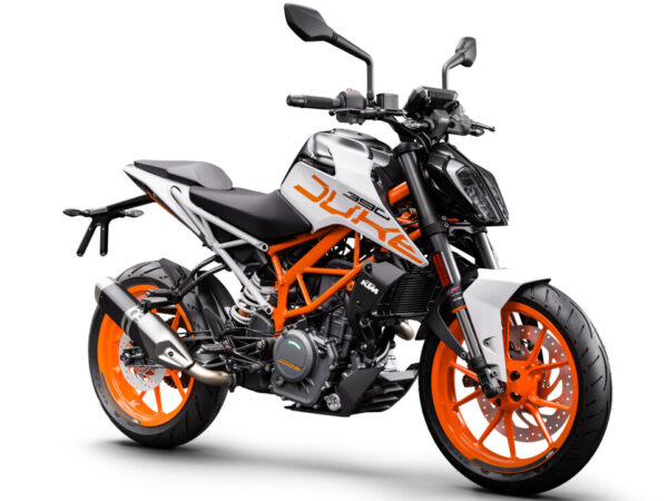 KTM 390 Duke 2017 white front