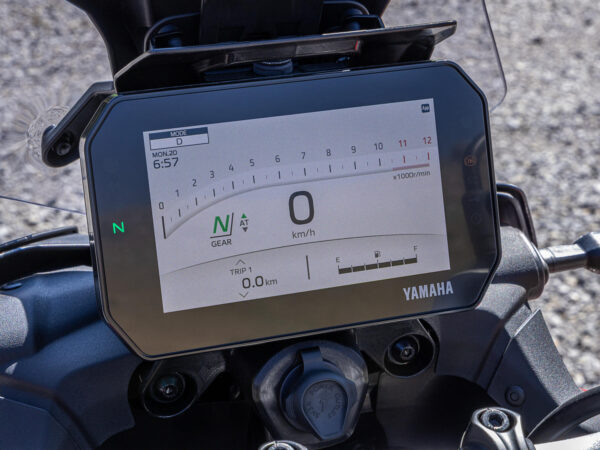 Yamaha Tracer 9 2025 dashboard