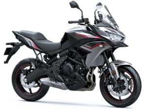 Kawasaki Versys 650 2022 Metallic Phantom Silver Metallic Flat Spark Black Metallic Spark Black front