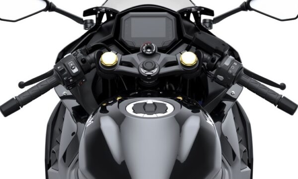 Kawasaki Ninja ZX-4R 2024 Metallic Spark Black cockpit