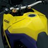 Suzuki V-Strom 800DE 2023 Champion Yellow No 2 cockpit