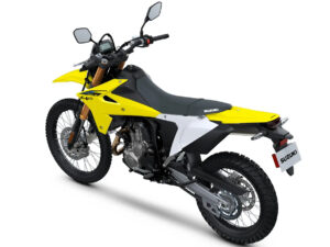 Suzuki DR-Z4S 2025 Champion Yellow No 2 Solid Special White No 2 back