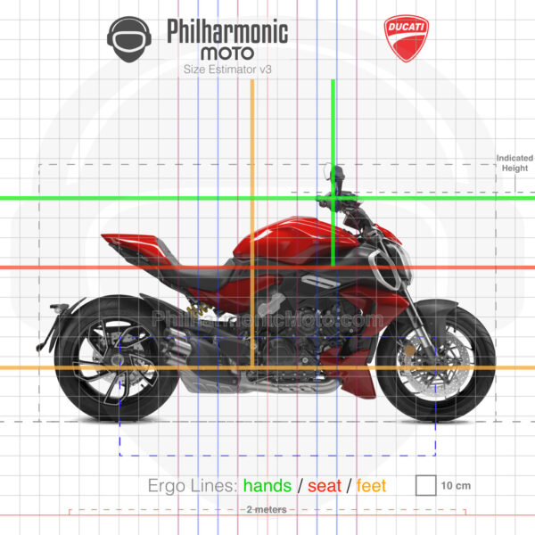 Ducati Diavel V4 2023 red