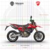 Ducati Hypermotard 698 Mono 2024 Red