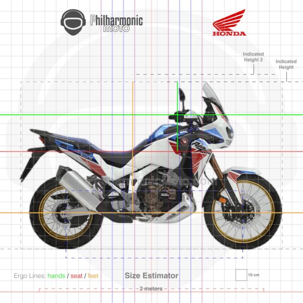 Honda Africa Twin Adventure Sports 2022 Pearl Glare White Tricolour