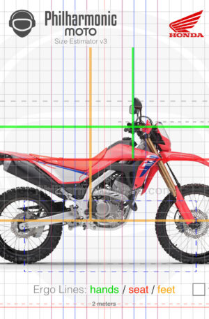 Honda CRF300L 2025 Extreme Red