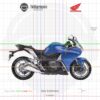 Honda VFR1200F 2012 Fancy Name Blue