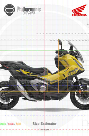 Honda X-ADV 2025 Matte Gold Finch Yellow