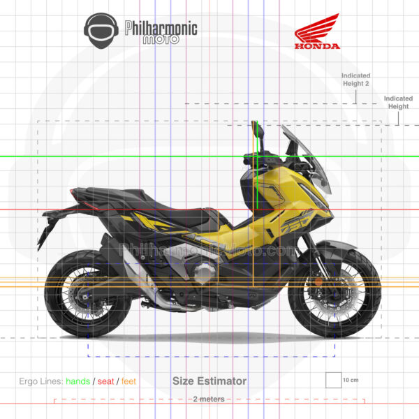 Honda X-ADV 2025 Matte Gold Finch Yellow