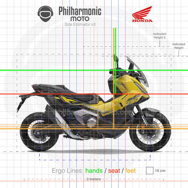 Honda X-ADV 2025 Matte Gold Finch Yellow