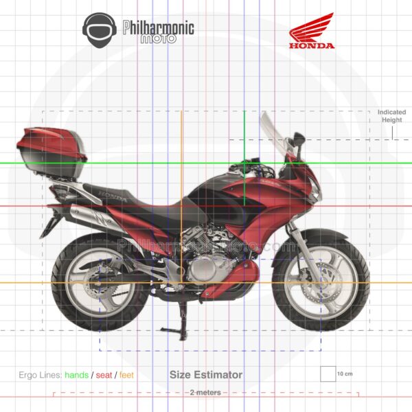 Honda XL125V Varadero 2011 Pearl Siena Red