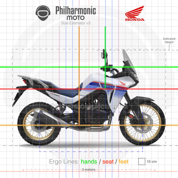 Honda XL750 Transalp 2023 Ross White Tricolour