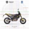 Husqvarna 701 Supermoto 2023 black and grey