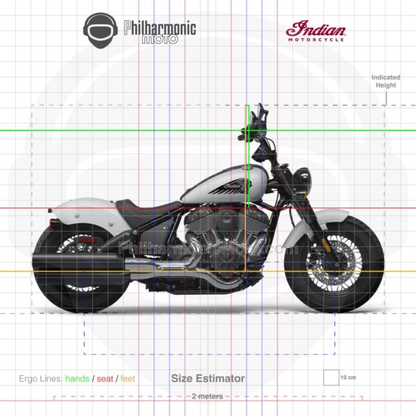 Indian Chief Bobber 2024 Ghost White Metallic Smoke