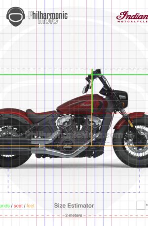 Indian Scout Bobber Twenty 2023 Maroon Metallic