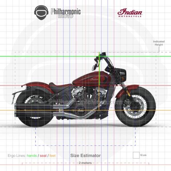 Indian Scout Bobber Twenty 2023 Maroon Metallic