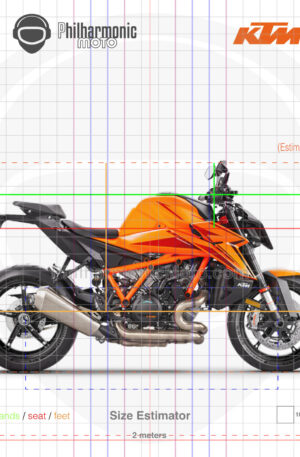 KTM 1390 Super Duke R 2024 orange