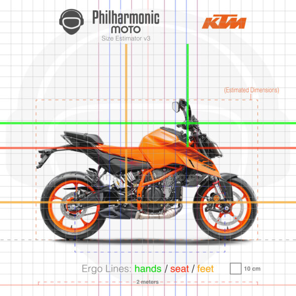 KTM 390 Duke 2024 orange