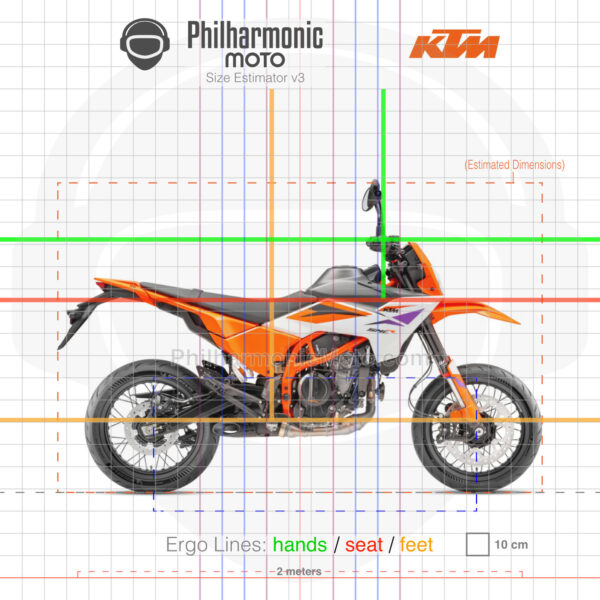 KTM 390 SMC R 2025 orange sev3