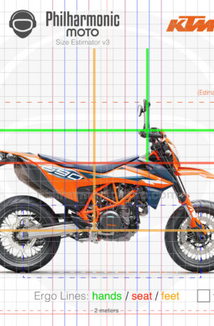 KTM 690 SMC R 2023 orange