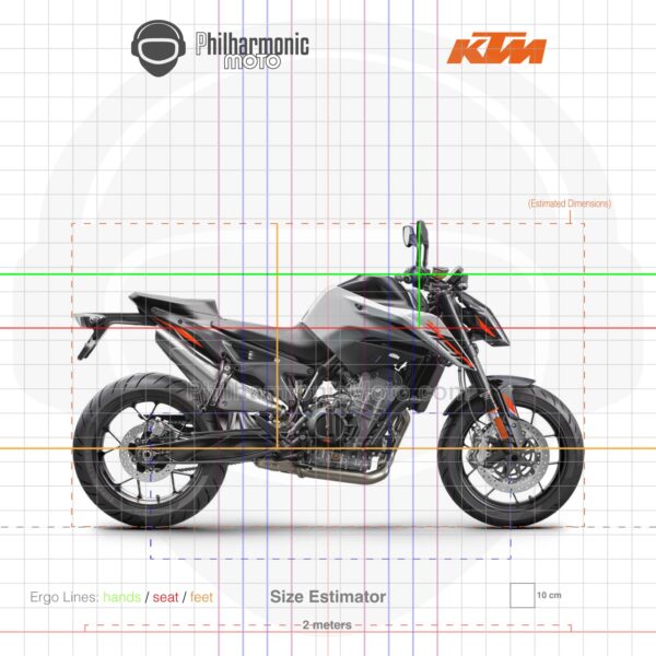 KTM 790 Duke 2022 gray and black