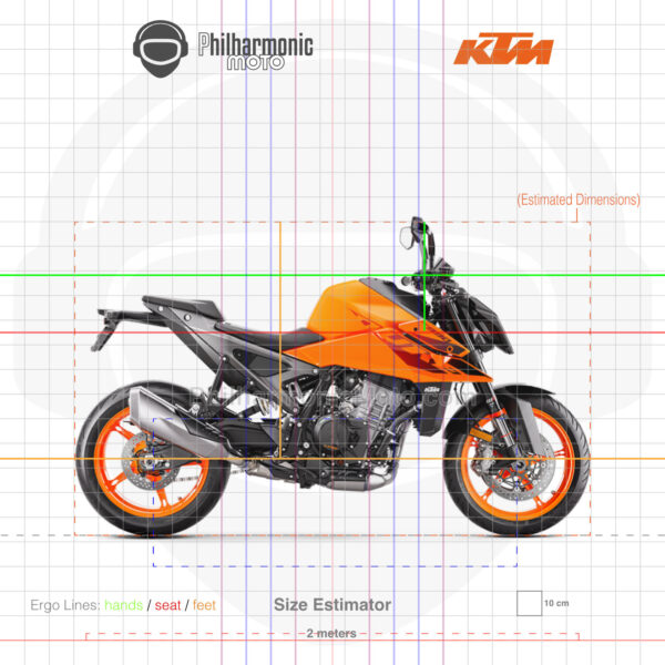 KTM 990 Duke 2024 orange