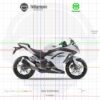 Kawasaki Ninja 300 2017 white