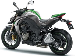 Kawasaki Z1000 2014 grey silver back