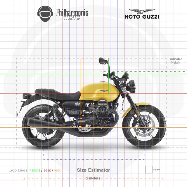 Moto Guzzi V7 Stone 2023 Giallo Metallico