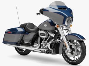 Harley-Davidson Street Glide Special 2023 Bright Billiard Blue Billiard Grey with chrome finish front