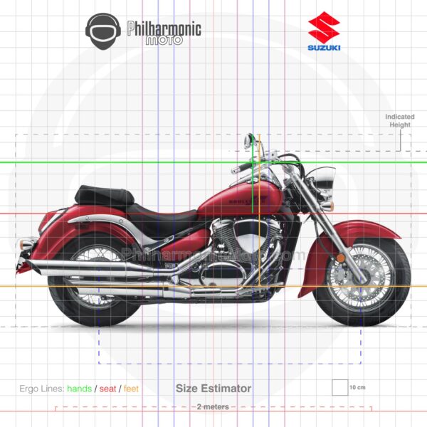 Suzuki Boulevard C50 2023 red