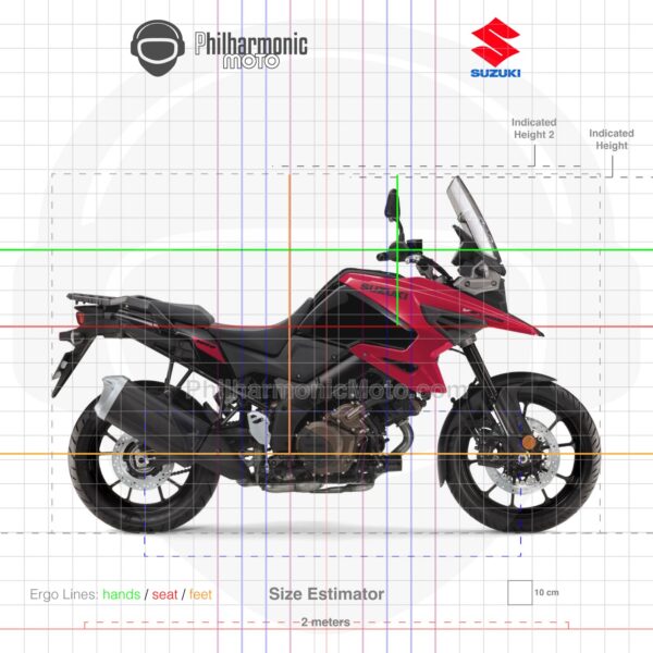 Suzuki V-Strom 1050 2020 Candy Daring Red with Glass Sparkle Black