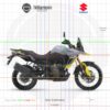 Suzuki V-Strom 800DE 2023 Glass Matt Mechanical Grey