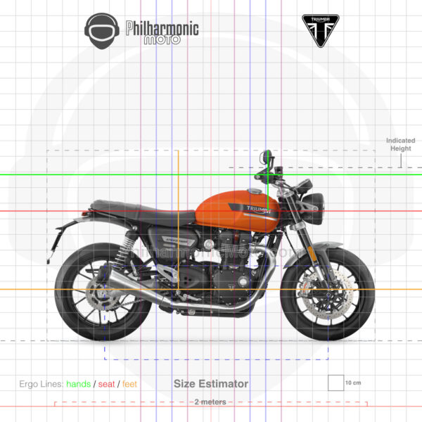 Triumph Speed Twin 1200 2023 Matte Baja Orange