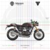 Triumph Thruxton RS 2020 Matt Storm Grey and Matt Silver Ice