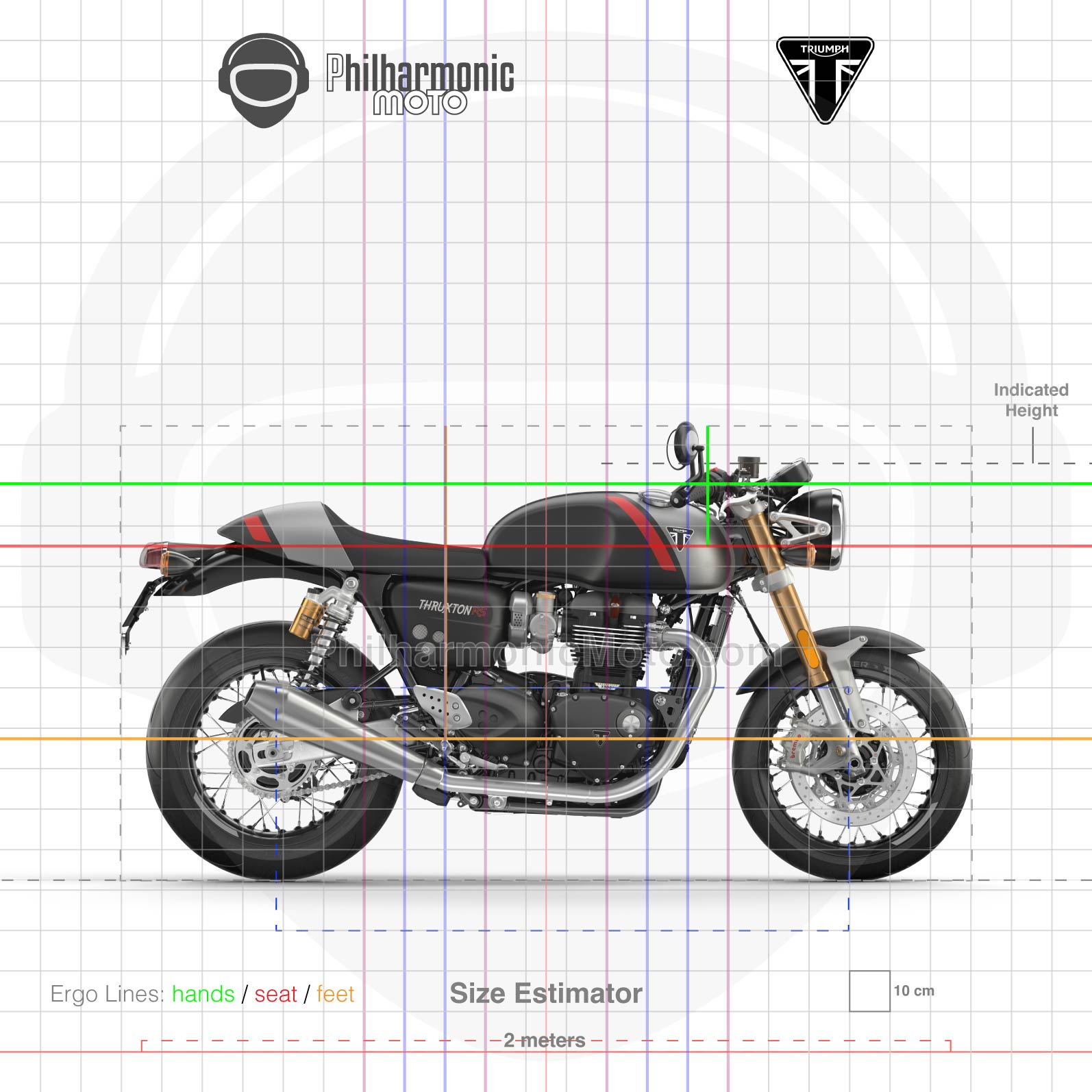 Triumph Thruxton RS 2020 Matt Storm Grey and Matt Silver Ice