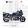 Yamaha FJR1300AE FJR1300ES 2023 Cobalt Blue