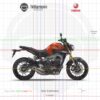 Yamaha MT-09 FZ-09 2014 orange