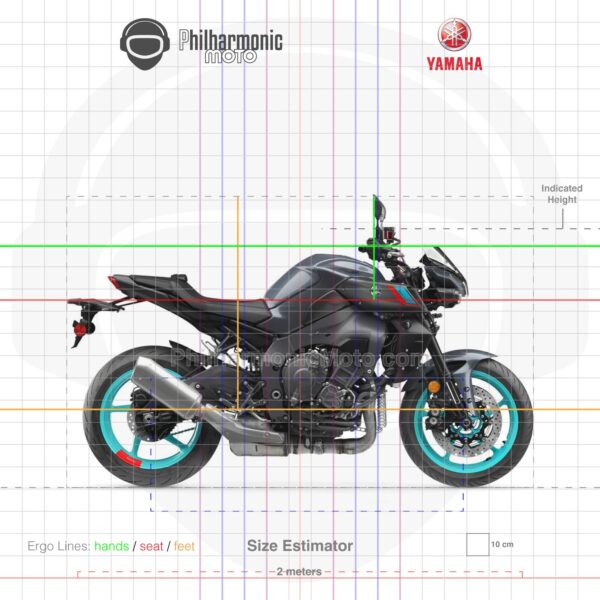 Yamaha MT-10 2023 Cyan Storm