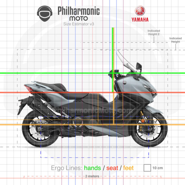 Yamaha TMAX Tech MAX 2025 Ceramic Grey