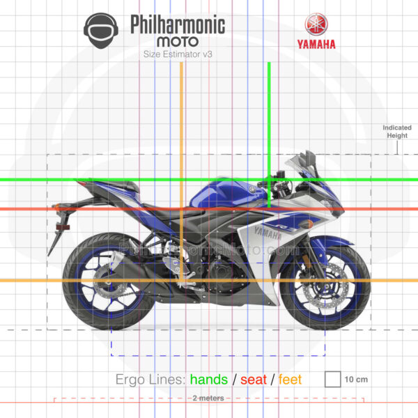 Yamaha YZF-R3 2015 Team Yamaha Blue Matte Silver