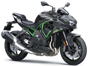 Kawasaki Z H2 2023 metallic matte grephenesteel grey ebony