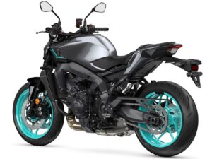 Yamaha MT-09 2024 Midnight Cyan back