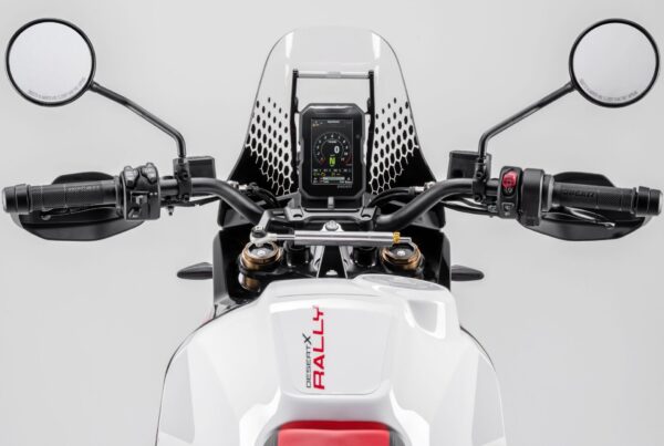 Ducati DesertX Rally 2024 cockpit