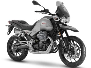 Moto Guzzi V85 Strada 2024 Grigio Brera front